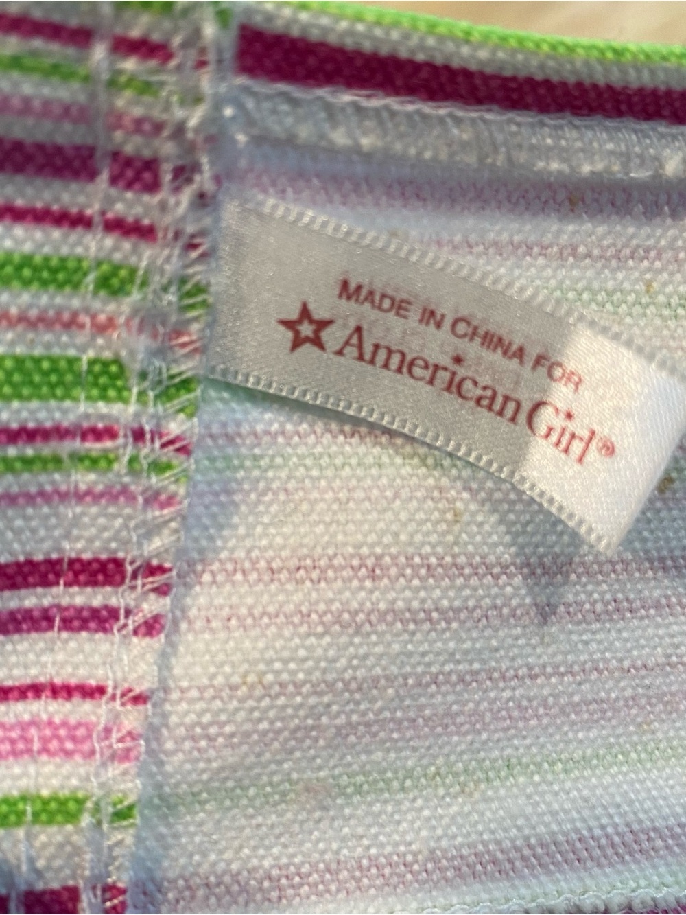 American Girl Retired Folding Beach Chair Bocce Set Doll Accessory CHAIR ONLY - Picture 8 of 9
